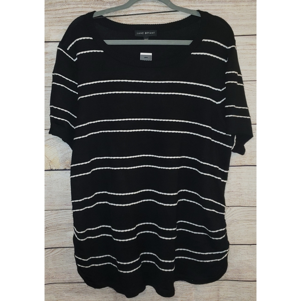 NWT Lane Bryant Striped Illusion Collection Top  Size 22/24
